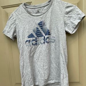 Adidas Grey and Blue Amplifier Tee
